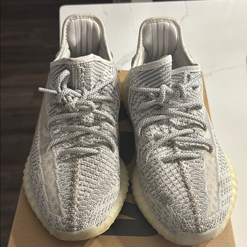 Gray Knit Sneakers